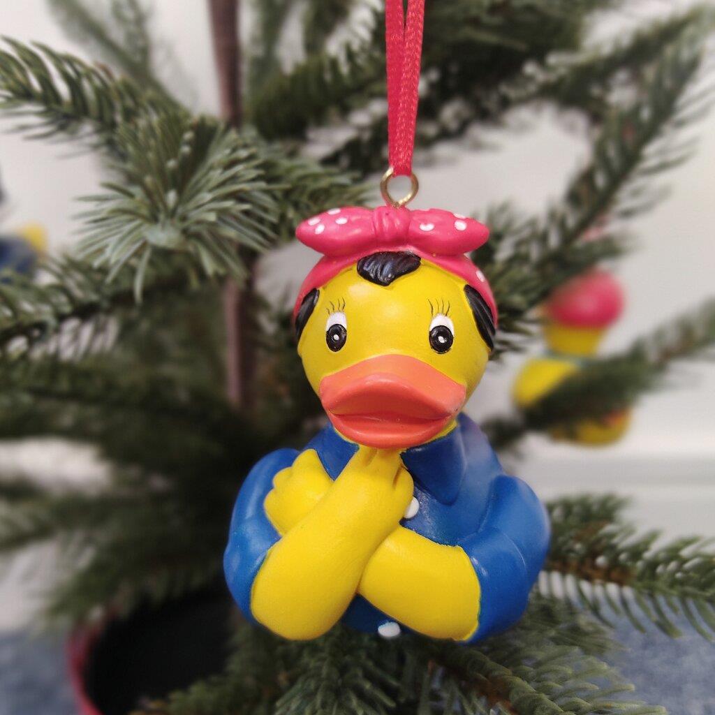 Décoration à suspendre Canard Rosie