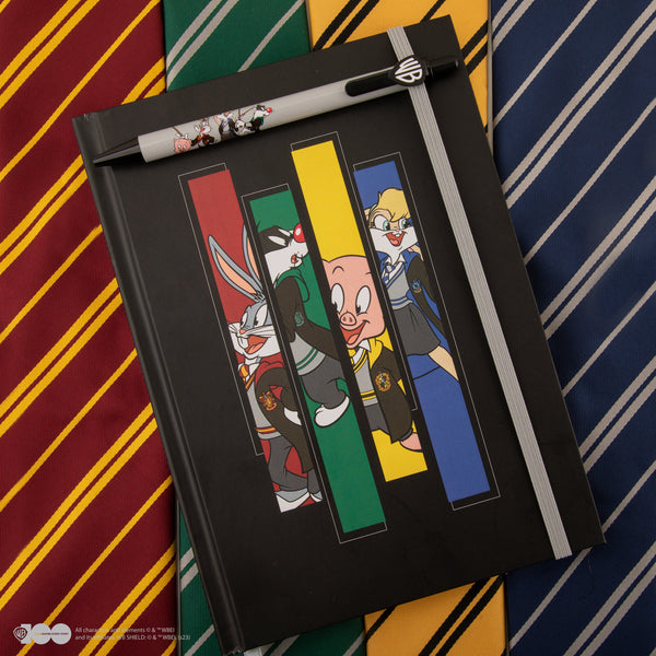 Set Carnet et Stylo Deluxe Looney Tunes à Poudlard