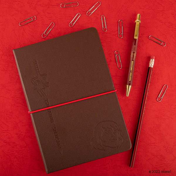 Set Carnet et Stylo Deluxe Musclor et son épée