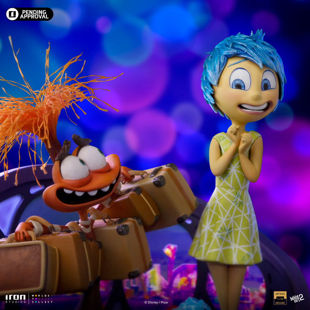 Statue Joy and Anxiety Deluxe - Inside Out 2 - Art Scale 1/10