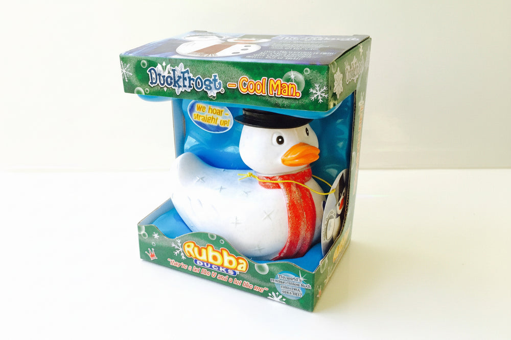 Schneemann-Badeente „Duckfrost“