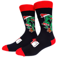 Chaussettes T-Rex de Noël