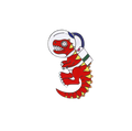 Spilla dinosauro astronauta