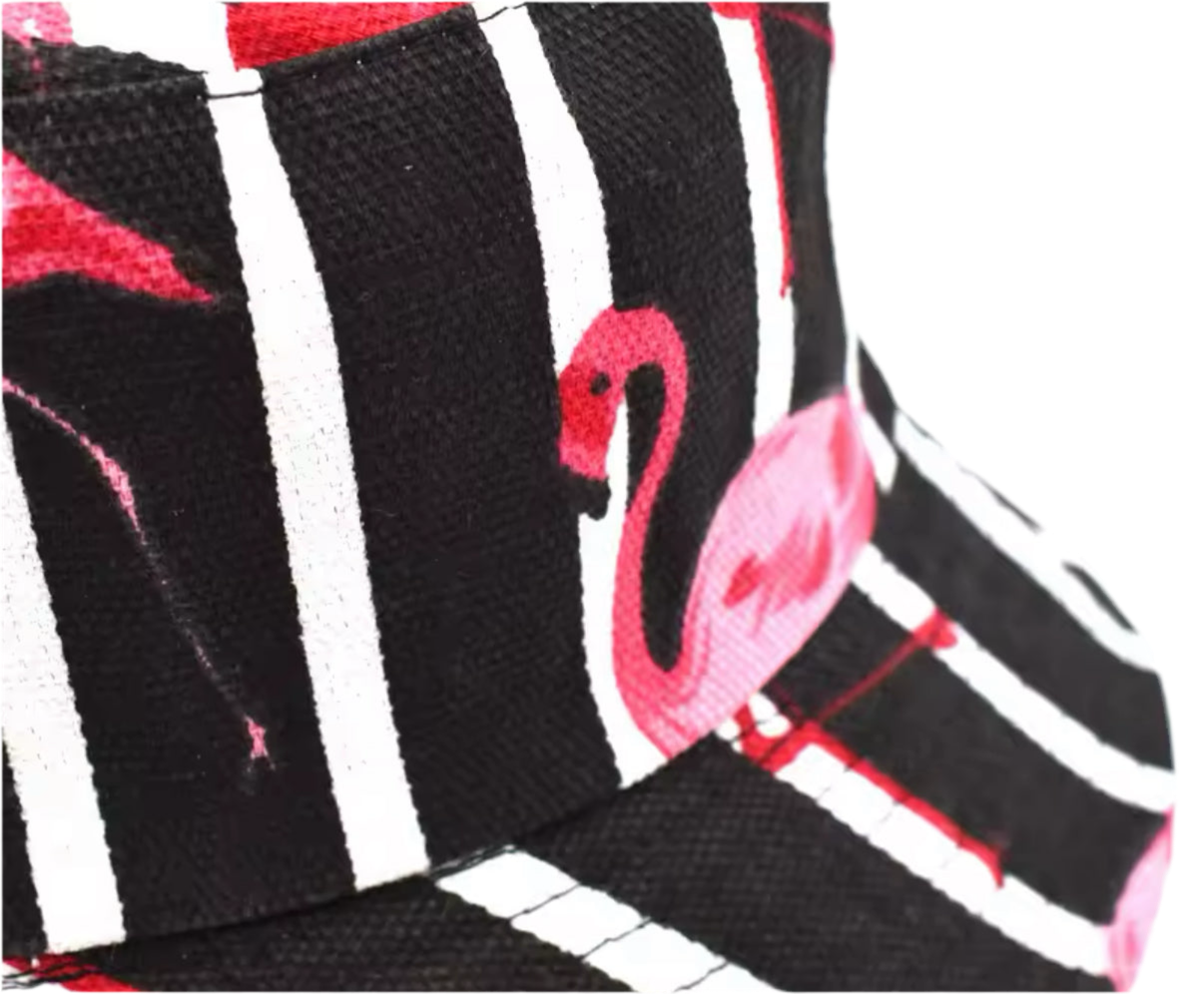 Flamingo Striped Bob