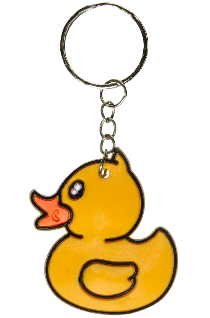 Yellow Duck Key Ring