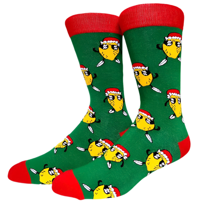 chaussettes citron de noel mrcol