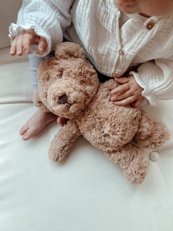 Lou the Bear White Noise Plush