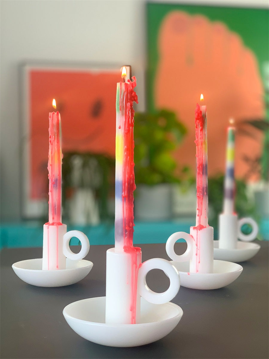 bougie candelabre goutte a goutte bitten