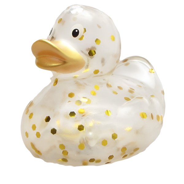 canard classique a paillettes dorees
