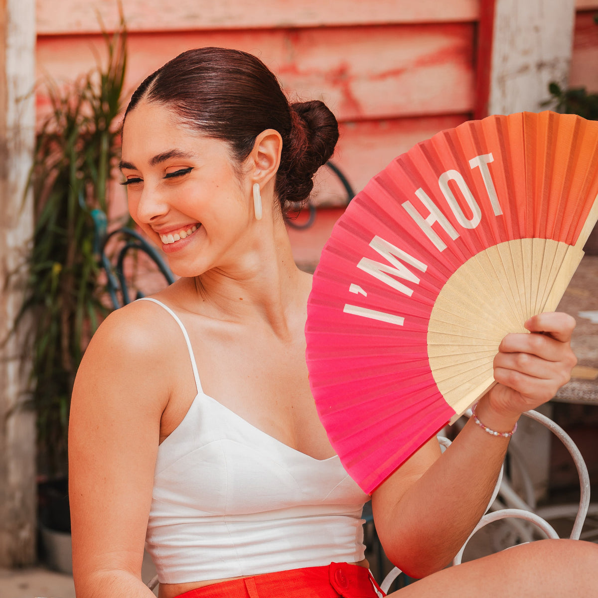 Éventail « I'm hot » Dégradé