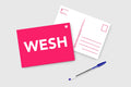 Carta fluorescente Wesh
