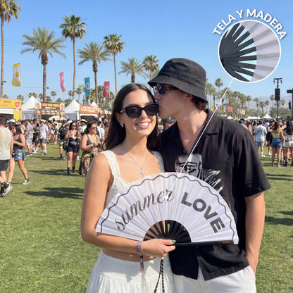 Éventail Xxl « Summer love » – Fisura – vue 5