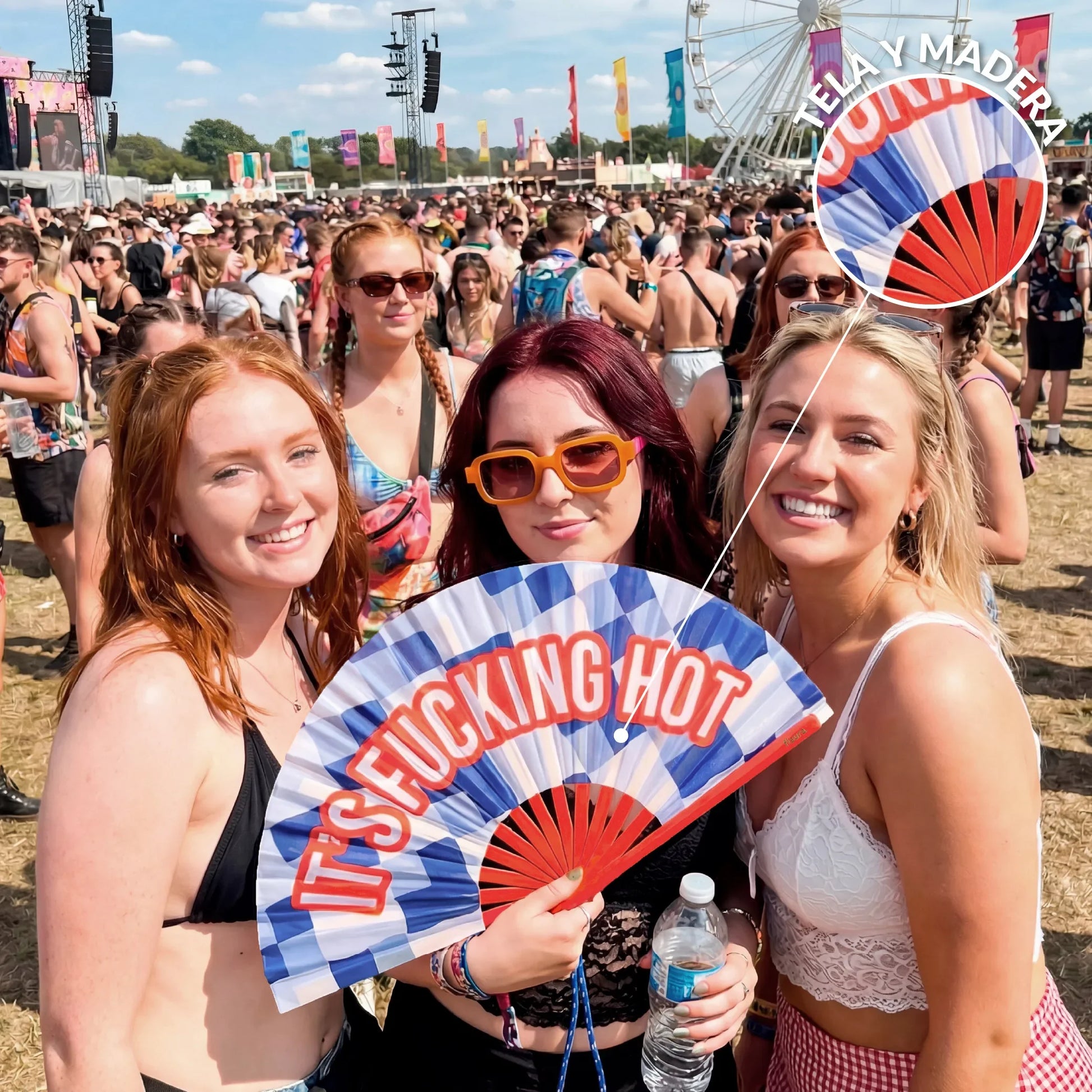 Éventail Xxl « It’s fucking hot » – Fisura – vue 5