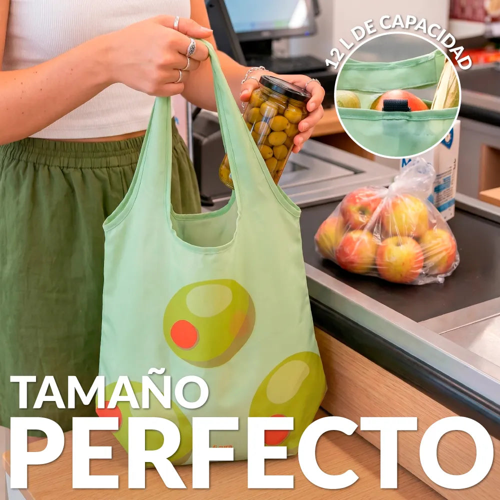 Sac de Courses Pliable Olives