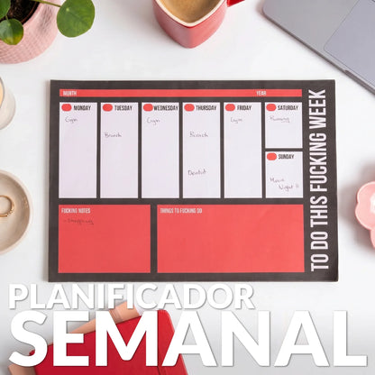 Planner A4 « Fuck off » – Fisura – vue 3