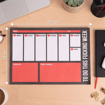 Planner A4 « Fuck off » – Fisura – vue 5