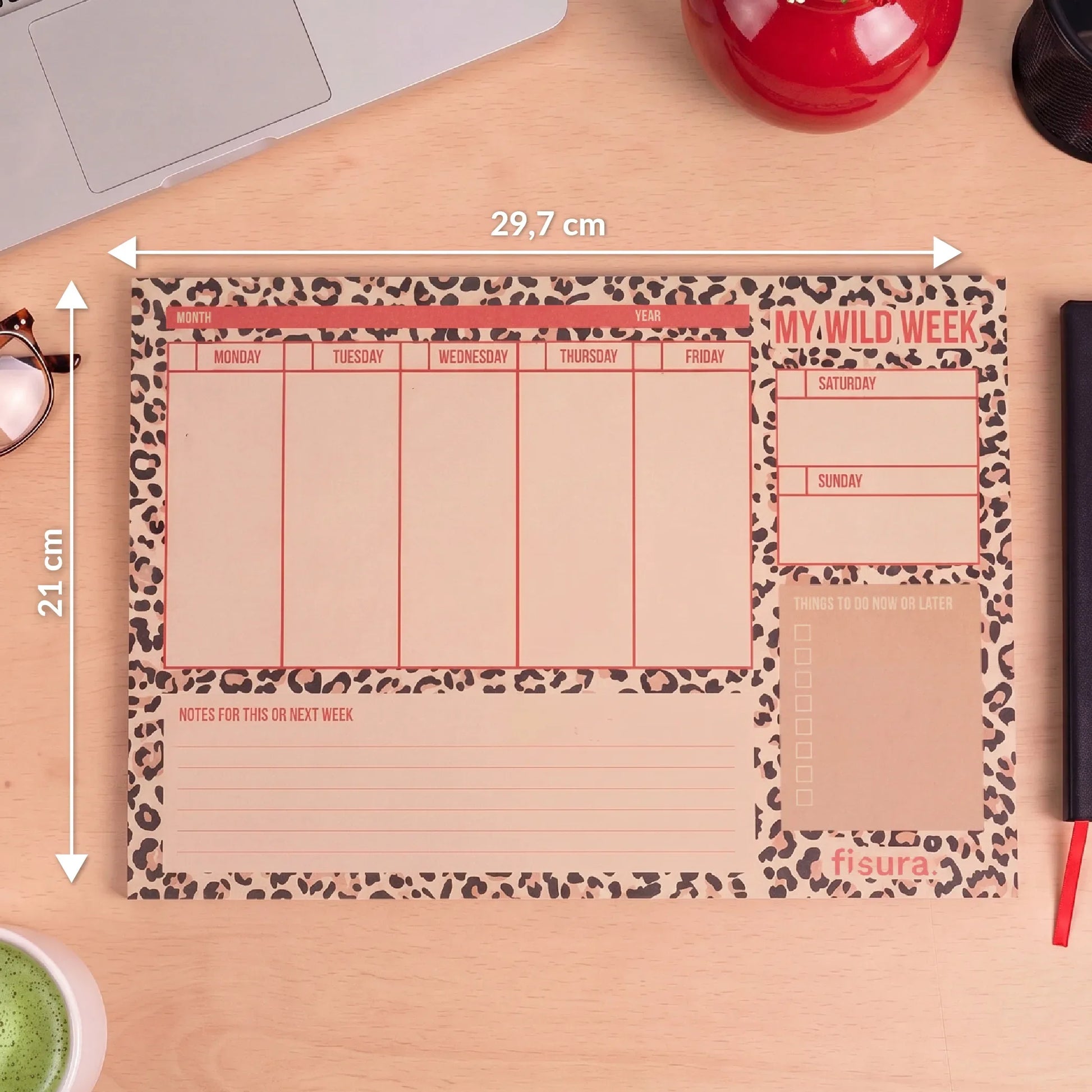 Planner A4 « My wild week » – Fisura – vue 5