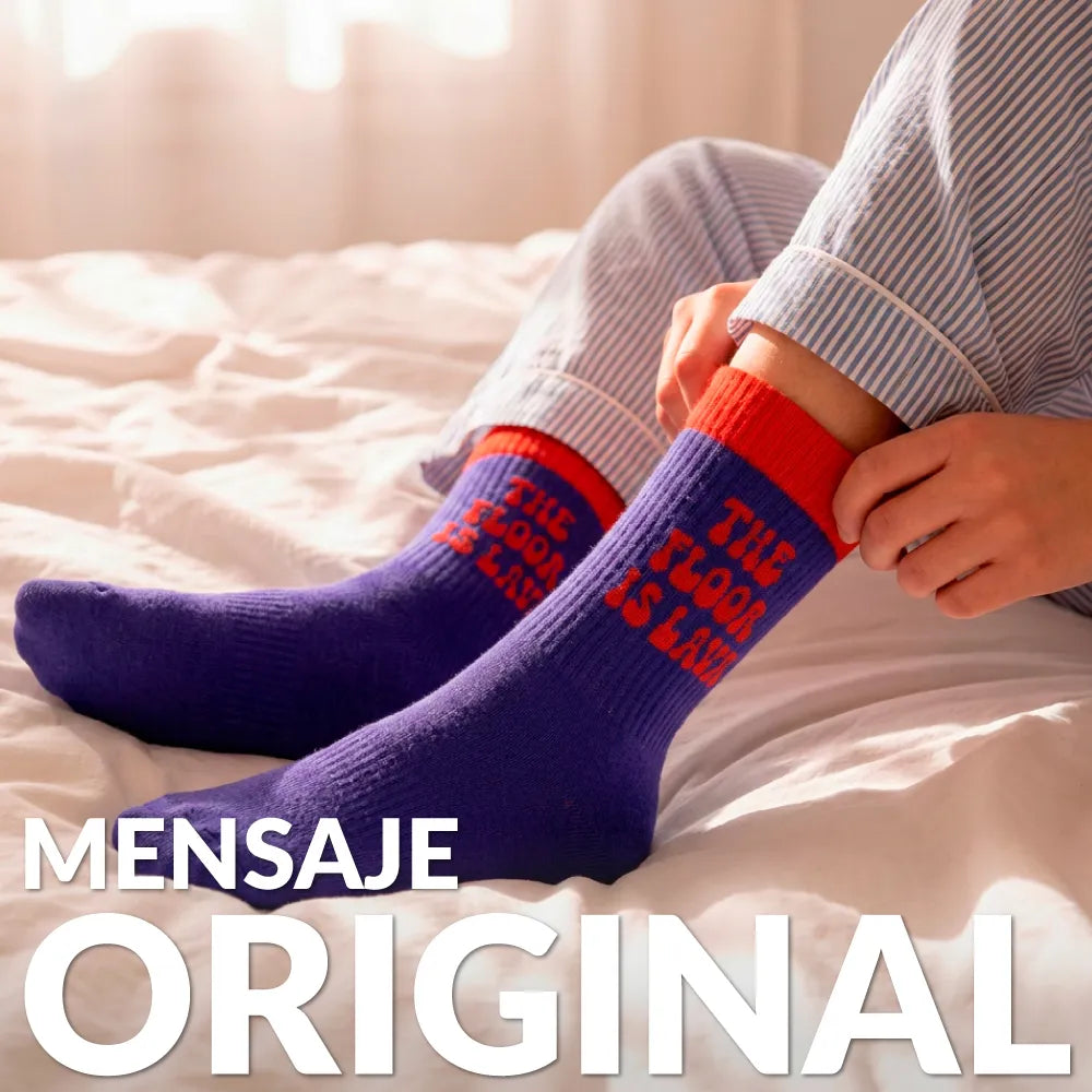 Chaussettes Unisexes « The floor is lava »