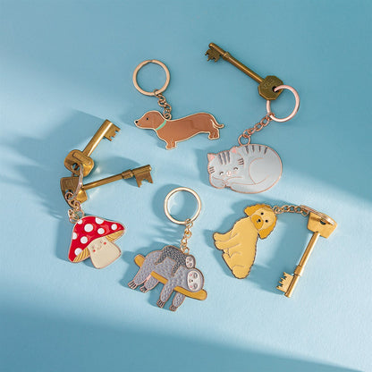 Dachshund Keychain