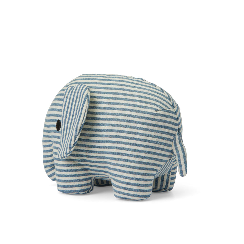 Peluche Éléphant Denim Stripe