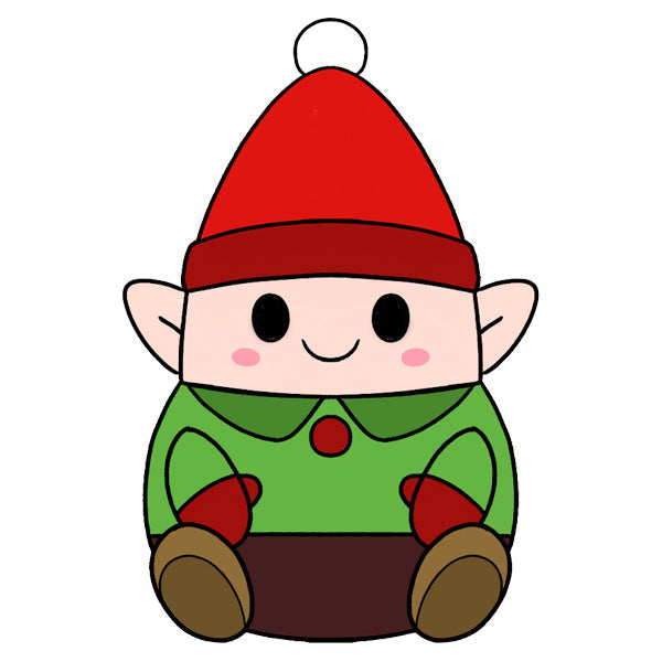 Snacking Christmas Elf