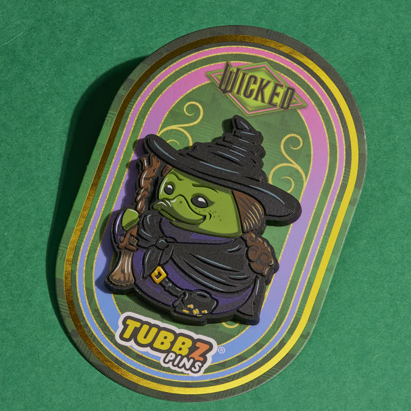 TUBBZ Wicked Elphaba – Ansteck-Pin aus Gummi