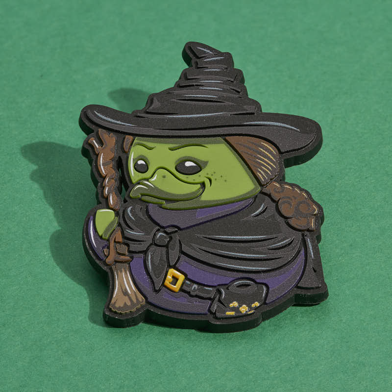 TUBBZ Wicked Elphaba – Ansteck-Pin aus Gummi