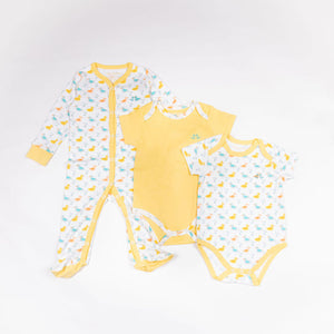 Pack de 2 Bodies Bébé Petits Canards
