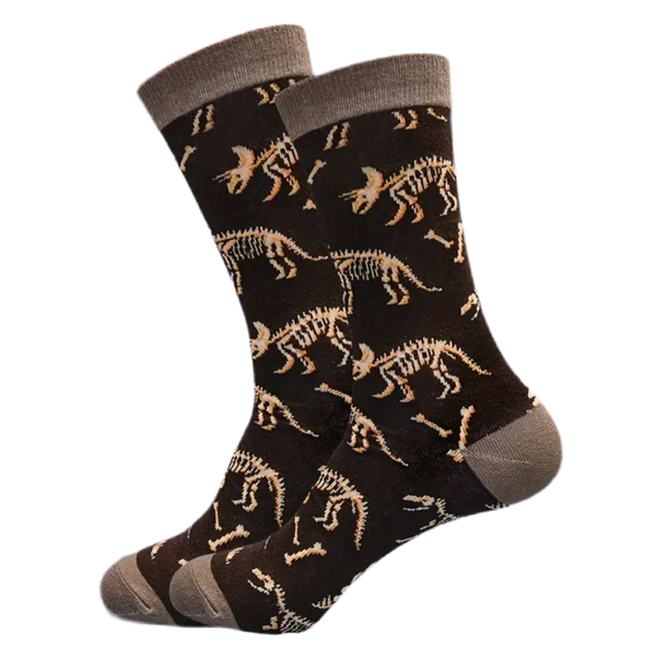 Dinosaur Fossil Socks