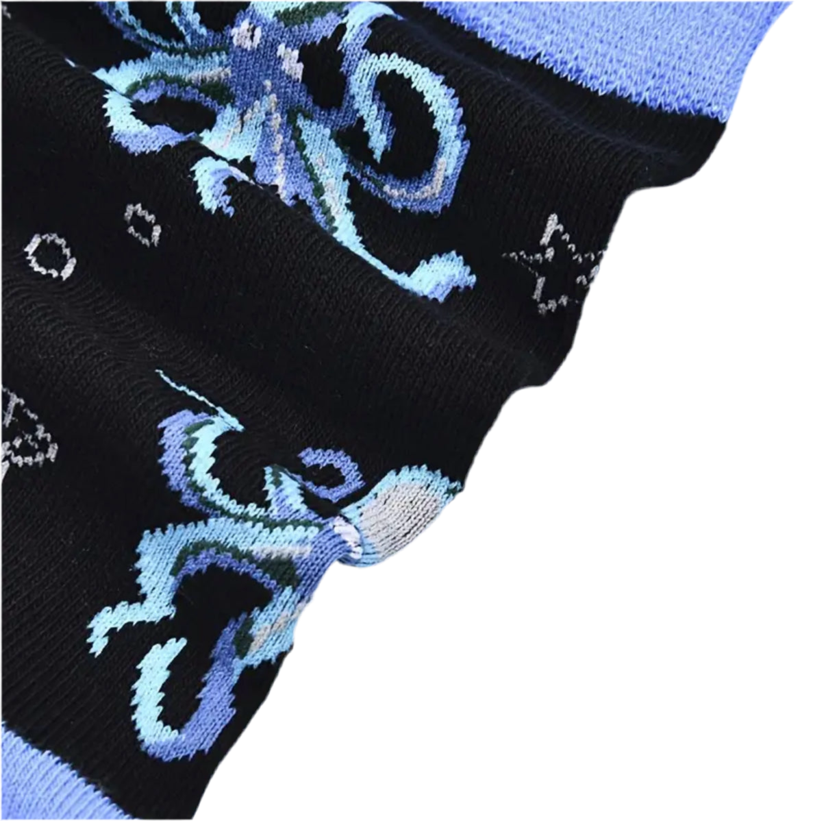 chaussettes poulpes bleus mrcol