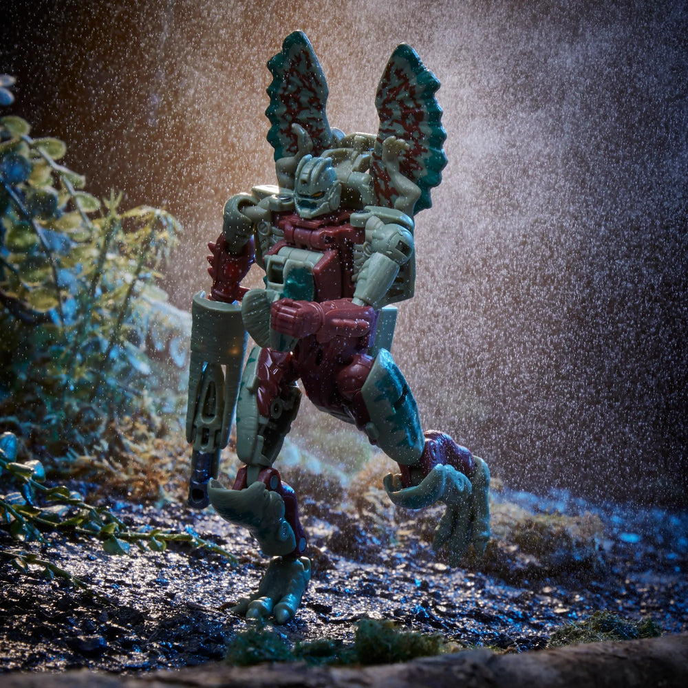 Transformers Collaborative Jurassic Park x Transformers Dilophocon and Autobot JP12