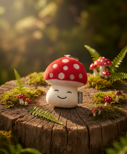 Plush Keychain - Magic Mushroom