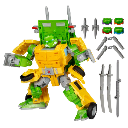 Transformers Collaborative Teenage Mutant Ninja Turtles x Transformers Party Wallop