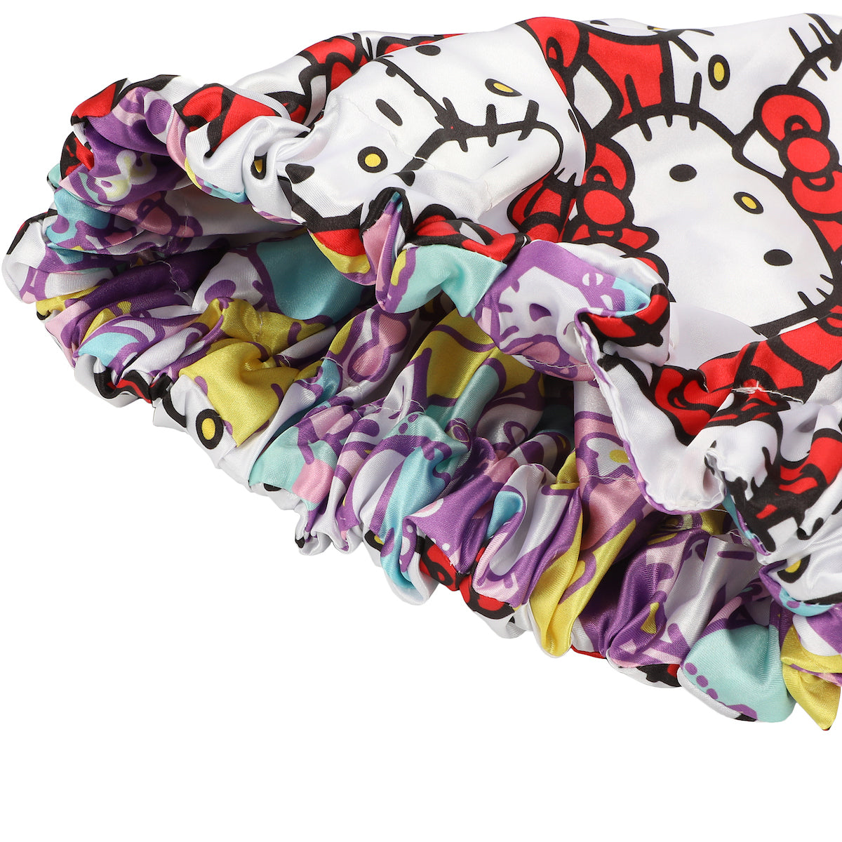 Bonnet de nuit réversible Hello Kitty & Friends