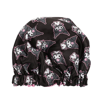 Bonnet de nuit réversible Kuromi – imprimé intégral
