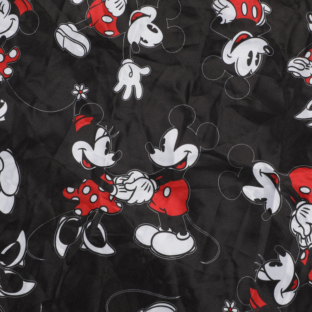 Bonnet de nuit en satin Disney Mickey & Minnie – noir