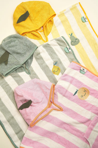 Lola Lemon Hooded Poncho
