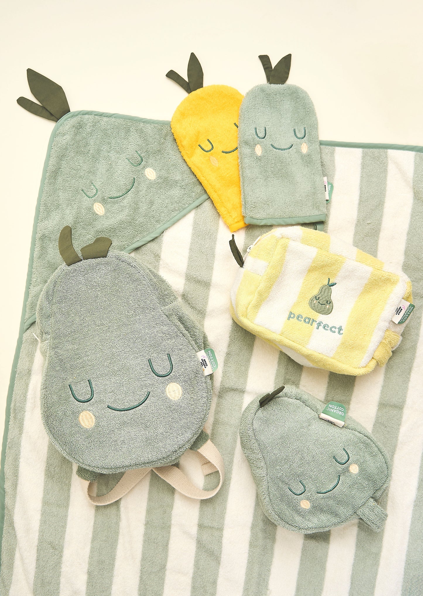 Pedro Pear terry cotton backpack