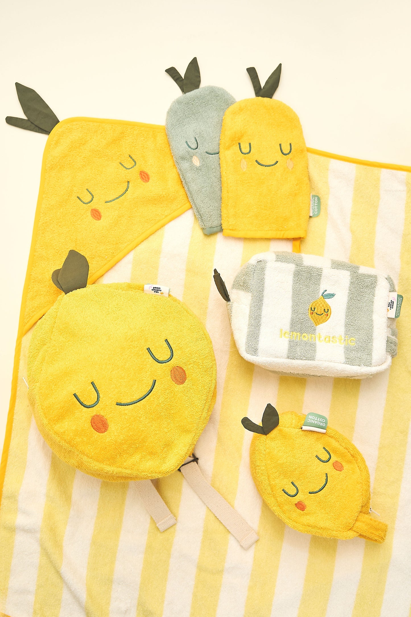 Lola Lemon Hooded Towel