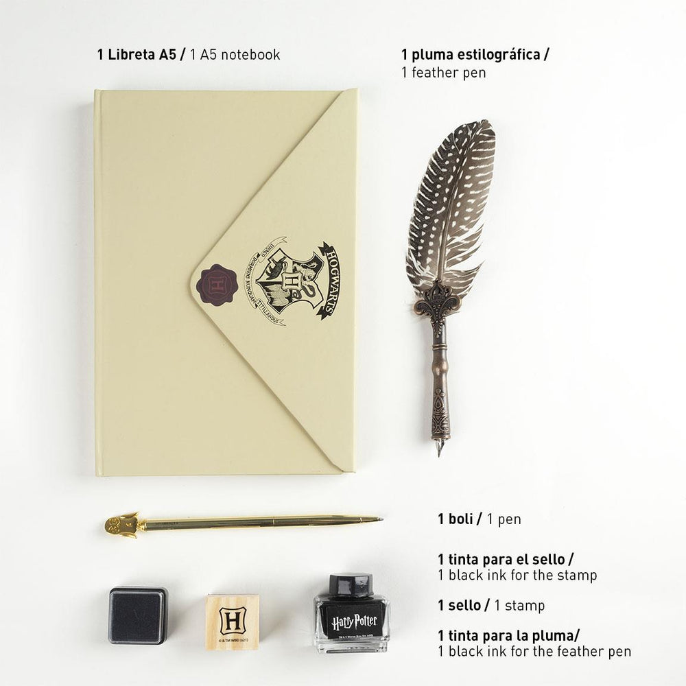 Ensemble de calligraphie et papeterie Harry Potter - Lettre