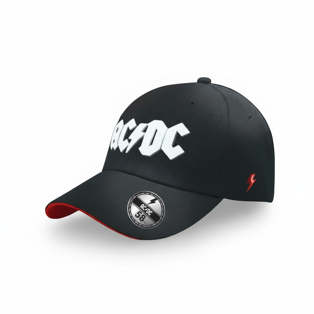 AC/DC - Plug Me In - "Washed" Baseball Cap
