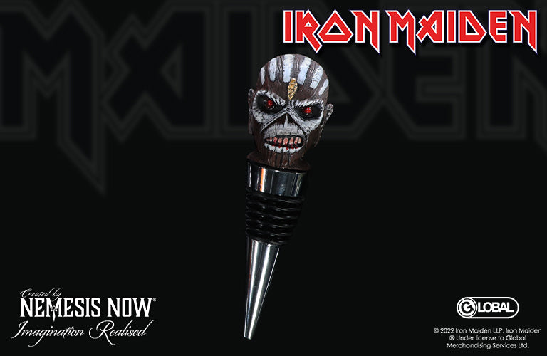 Iron Maiden Bottle Stopper - Book of Souls 