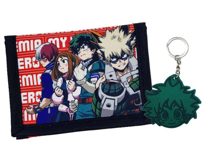 My Hero Academia Wallet and Keychain Set 