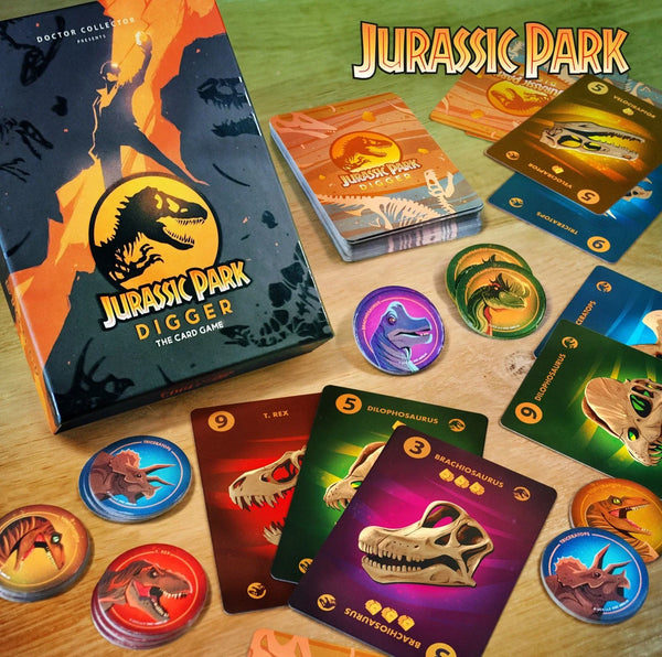 Jurassic Park "Digger" Card Game 