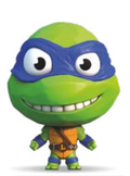 NINJA TURTLES - Leonardo - Elastikorps 16cm figurine