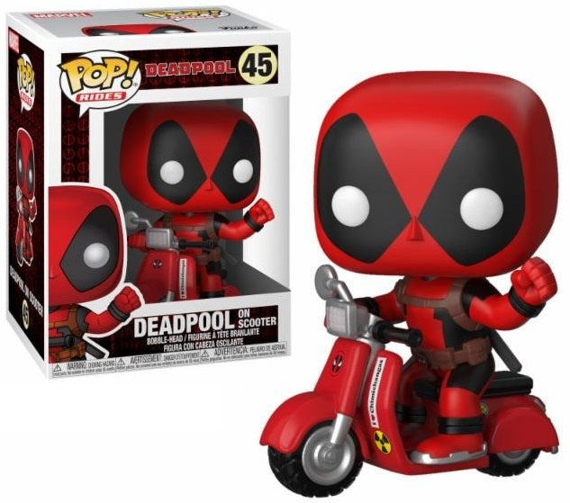 Pop! Rides Deadpool on Scooter