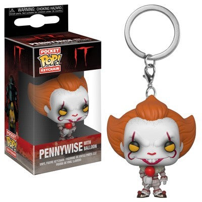 Pop! Schlüsselanhänger Pennywise mit rotem Ballon 