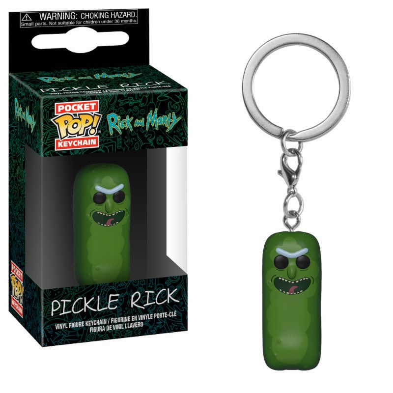 Pop! Keychain Pickle Rick 