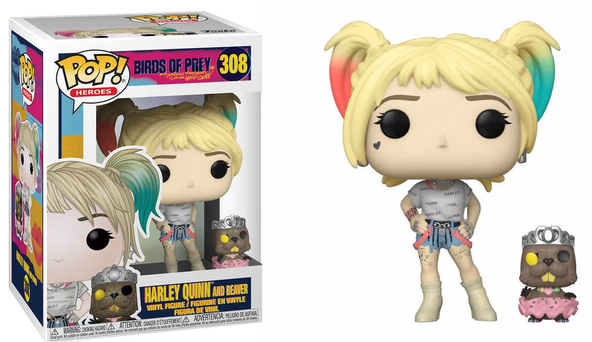 Pop! Harley Quinn with Beaver