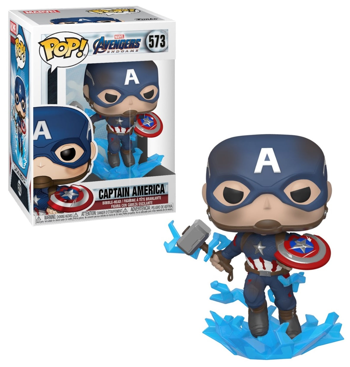 pop captain america with broken shield 573